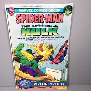 Spider Man and The Incredible Hulk 1981 Pipeline to Peril Sanger Harris